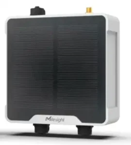 Milesight Magnetventilsteuerung mit Impulszähler für Wasseruhr mit Solarpanel, Multicast Support, externe Antenne UC511-DI-868M PN EA IP67
