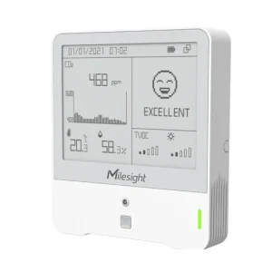 Milesight Am308l-868m – 9-In-1 Room Climate Sensor with CO₂, PM2.5, TVOC, Temperature, Humidity, Motion, Light, Air Pressure, LoRaWAN®