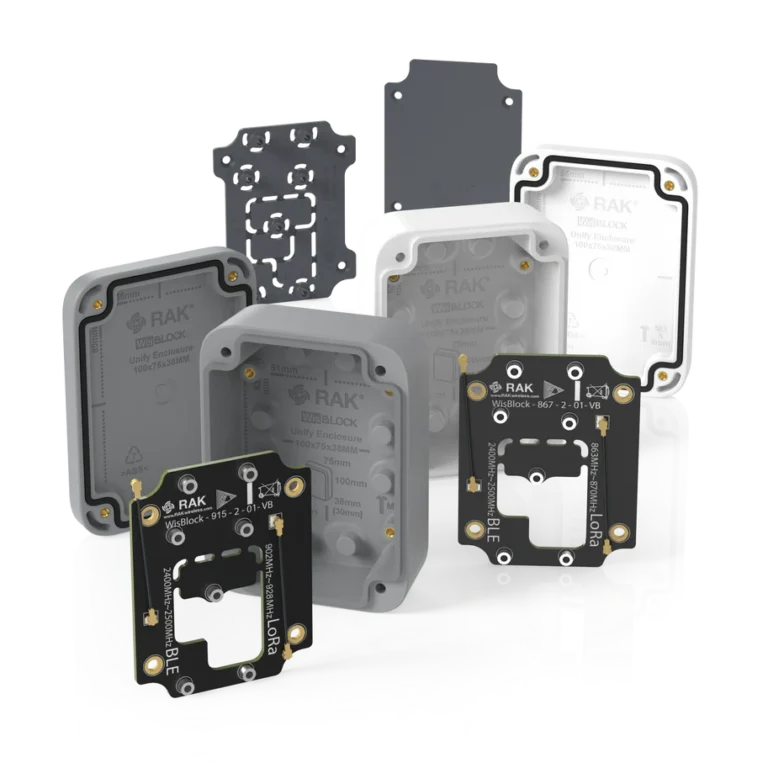 Unify Enclosure IP67 100×75×38 mm – Weiß mit spezieller Montageplatte